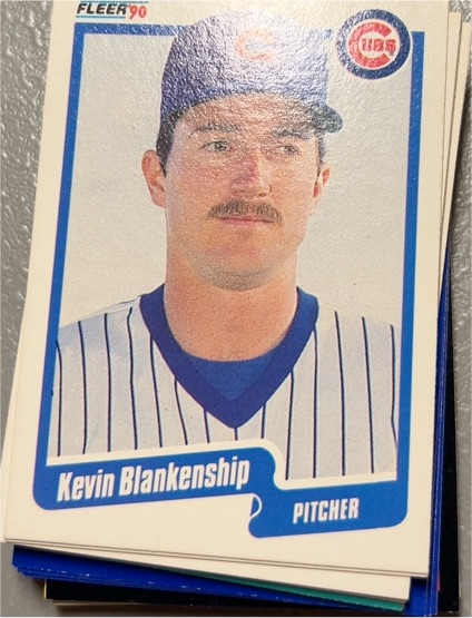 1990 Fleer #28 Kevin Blankenship — front