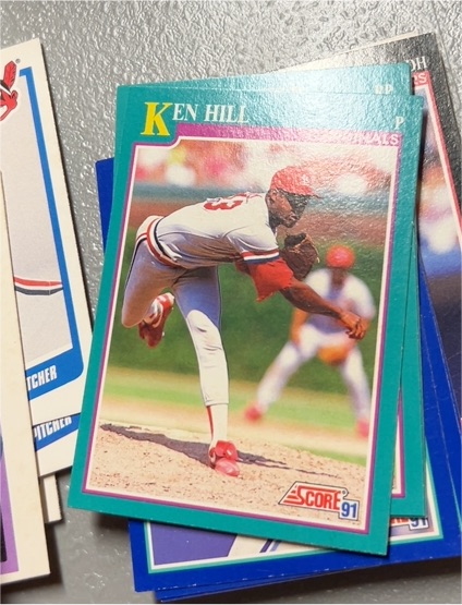 1991 Score #126 Ken Hill — front