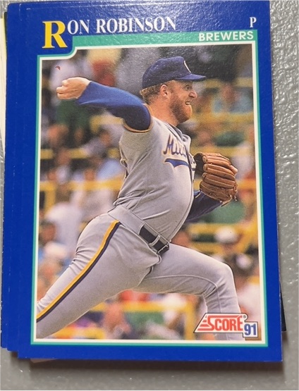 1991 Score #517 Ron Robinson — front