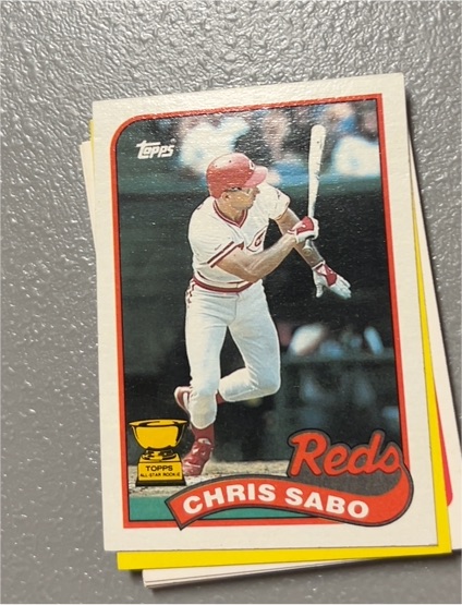 1989 Topps #490 Chris Sabo — front