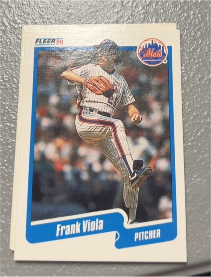 1990 Fleer #219 Frank Viola — front
