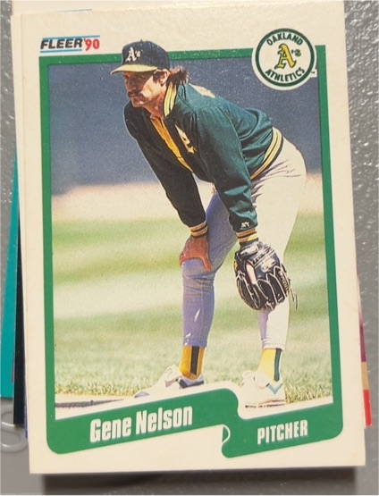 1990 Fleer #17 Gene Nelson — front