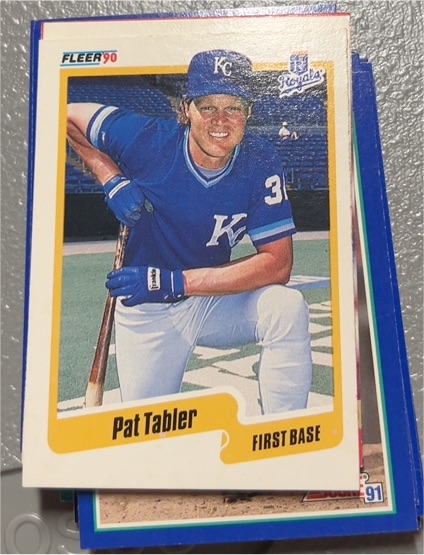 1990 Fleer #119 Pat Tabler — front