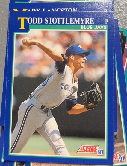 1991 Score #39 Todd Stottlemyre — front