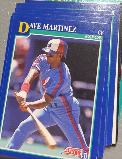 1991 Score #82 Dave Martinez — front