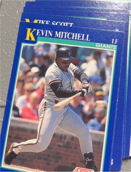 1991 Score #451 Kevin Mitchell — front