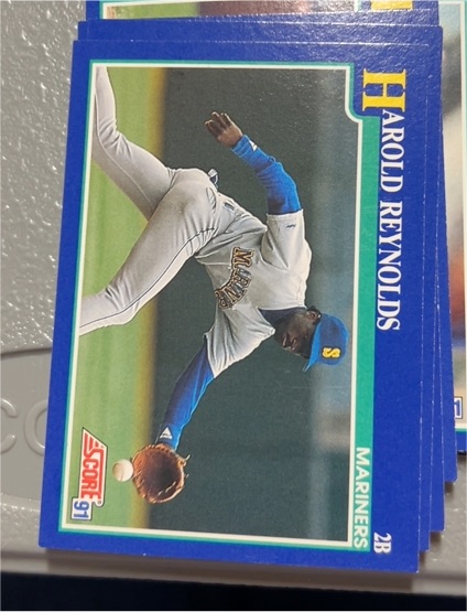 1991 Score #48 Harold Reynolds — front