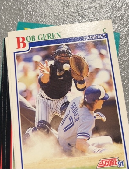 1991 Score #C Bob Geren — front