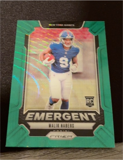 2024 Panini Prizm Emergent #6 Malik Nabers — front