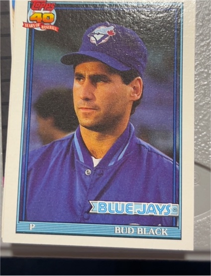 1991 Topps #292 Bud Black — front