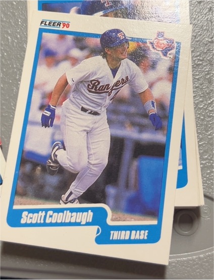 1990 Fleer #293 Scott Coolbaugh — front