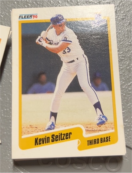 1990 Fleer #117 Kevin Seitzer — front