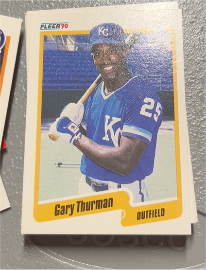 1990 Fleer #121 Gary Thurman — front