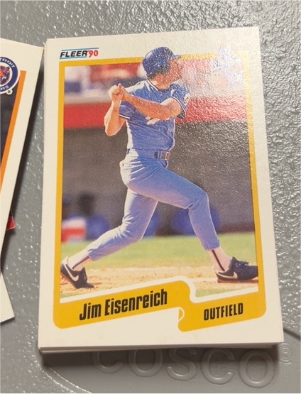 1990 Fleer #106 Jim Eisenreich — front