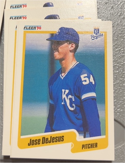 1990 Fleer #104 Jose DeJesus — front