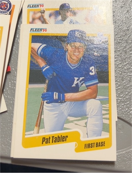 1990 Fleer #119 Pat Tabler — front