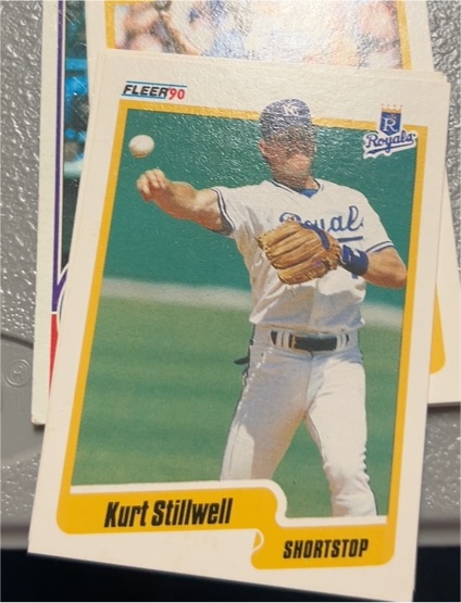 1990 Fleer #103 Kurt Stillwell — front