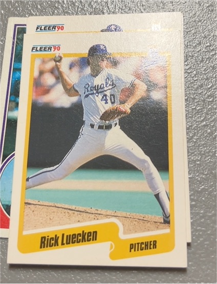 1990 Fleer #113 Rick Luecken — front