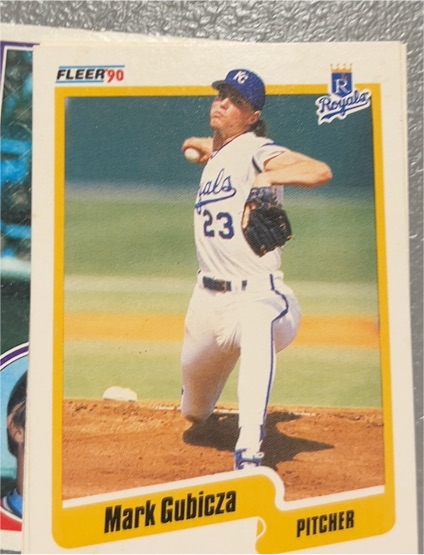 1990 Fleer #109 Mark Gubicza — front
