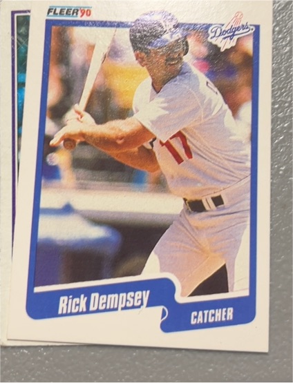 1990 Fleer #392 Rick Dempsey — front