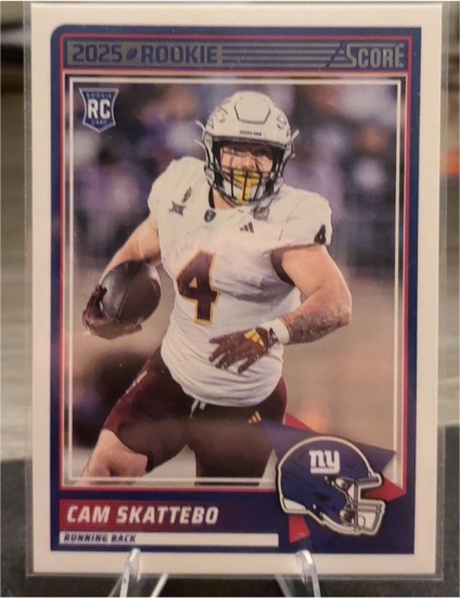 2025 Panini Score #1 Cam Skattebo — front