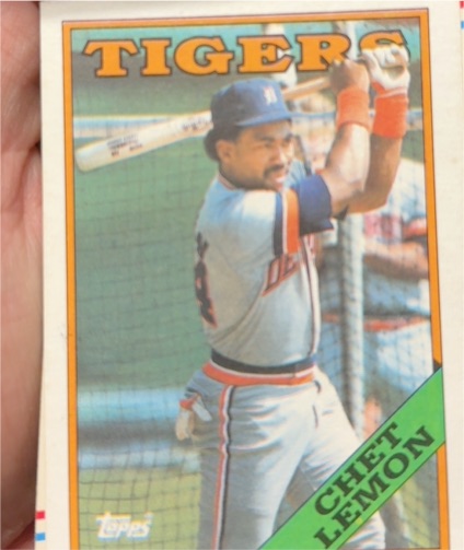 1988 Topps #366 Chet Lemon — front