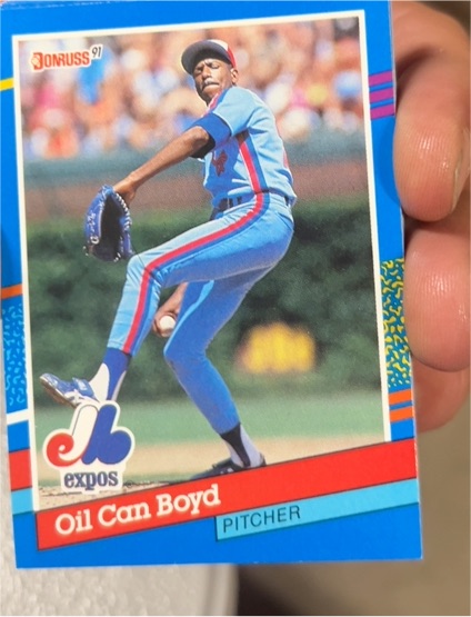 1991 Donruss #194 Oil Can Boyd — front