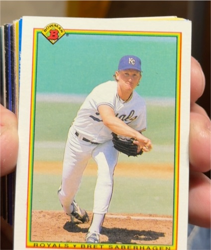1990 Bowman #364 Bret Saberhagen — front