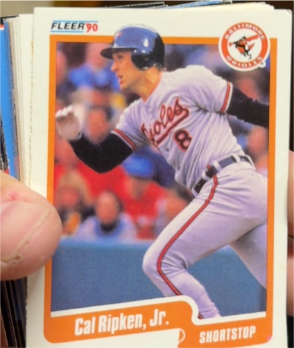 1990 Fleer #187 Cal Ripken, Jr. — front