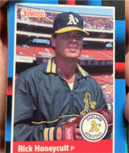1988 Donruss #590 Rick Honeycutt — front