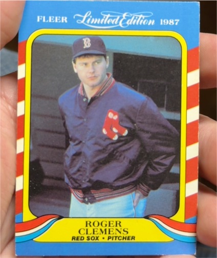 1987 Fleer Limited Edition #9 Roger Clemens — front