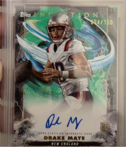 2024 Topps Inception #RA-DM Drake Maye — front