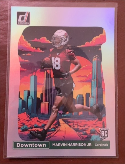 2024 Donruss Downtown #12 Marvin Harrison Jr. — front