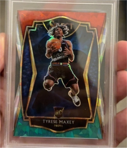 2020-21 Panini Select #174 Tyrese Maxey — front