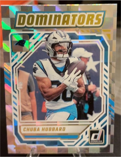 2025 Donruss Dominators #DOM-CHD Chuba Hubbard — front