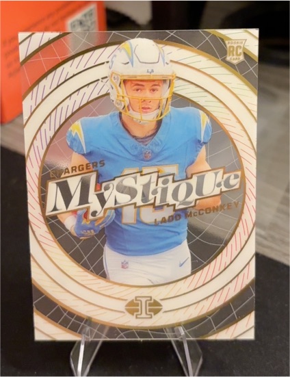 2024 Panini Illusions #17 Ladd McConkey Mystique — front