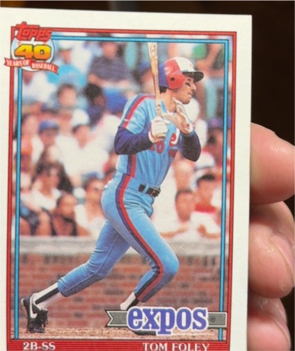 1991 Topps 40 Years #773 Tom Foley — front