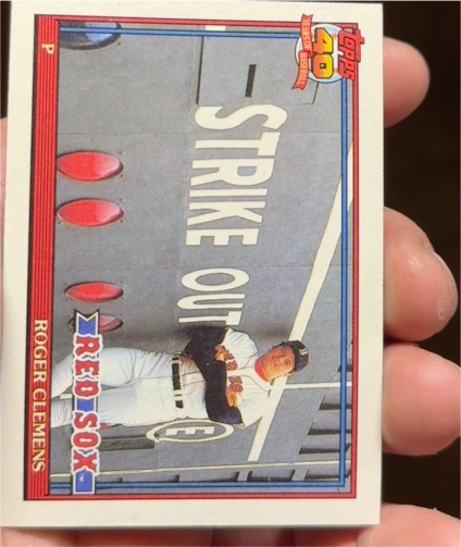 1991 Topps #530 Roger Clemens — front