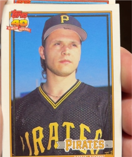 1991 Topps #508 Mike York — front