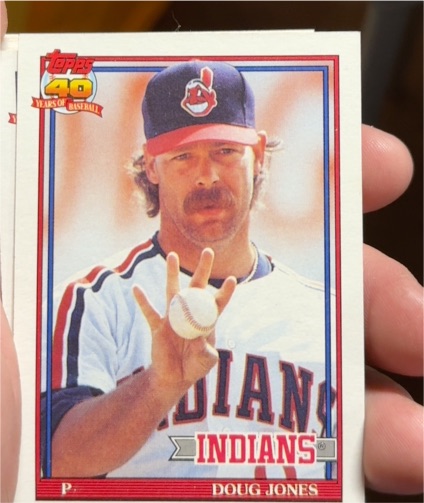 1991 Topps #745 Doug Jones — front