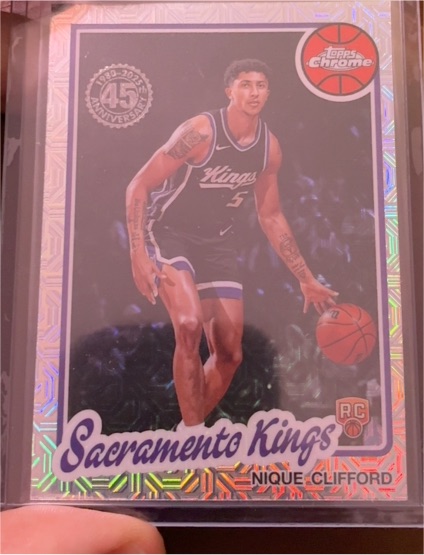 2025-26 Topps Chrome #TC-NC Nique Clifford — front