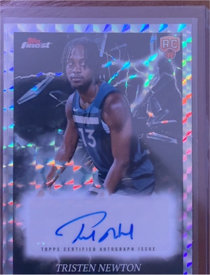 2024-25 Topps Finest #RFA-TN Tristen Newton — front