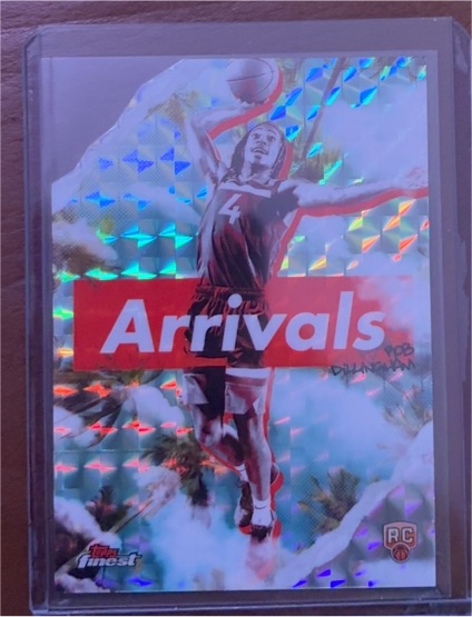 2024-25 Topps Finest #A-3 Rob Dillingham Arrivals — front