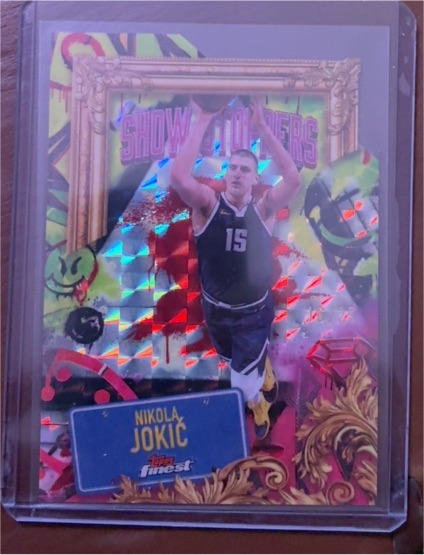 2024-25 Topps Finest #S-1 Nikola Jokic Show Stoppers — front