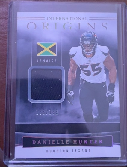 2025 Panini Origins International Origins Jersey #Danielle Hunter — front