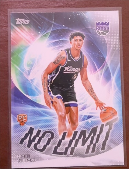2025-26 Topps No Limit #NL-24 Nique Clifford — front