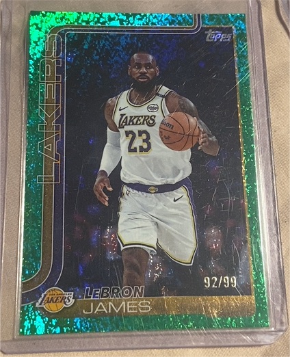 2025 Topps #92 LeBron James — front
