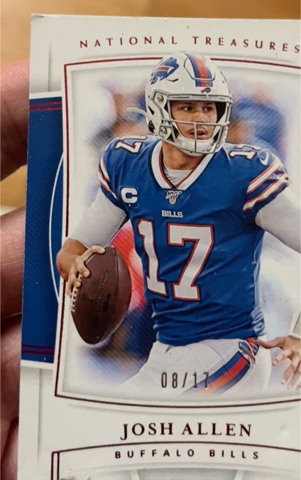 2023 Panini National Treasures #08/17 Josh Allen — front