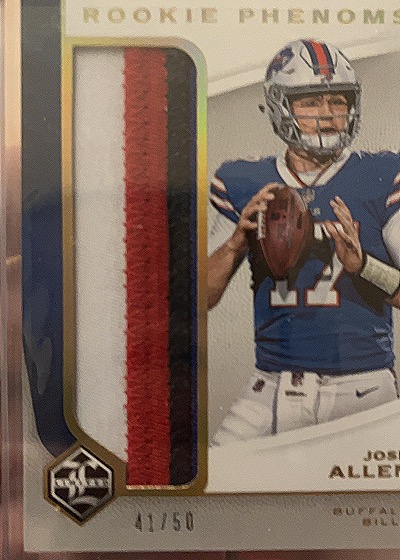 2018 Panini Limited Rookie Phenoms #RP-JA Josh Allen — front