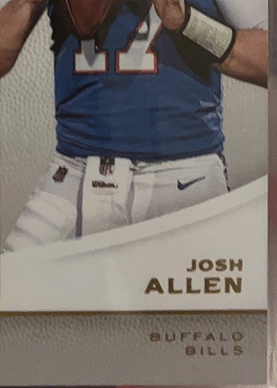 2018 Panini Limited Football Rookie Phenoms Josh Allen — front